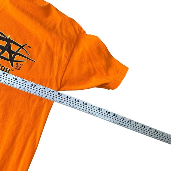Vintage Taz Tazz Master of the Suplex T-Shirt Men’s XL Orange WWF Wrestling 2000 - Picture 8 of 10